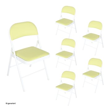 Klappstühle 6er Set Wedigo Grün