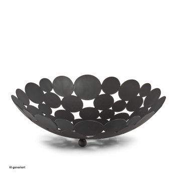 Obstschale Schwarz
