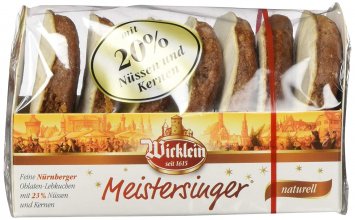 Wicklein Nürnberger Meistersinger Oblaten Lebkuchen naturell 7er Pack