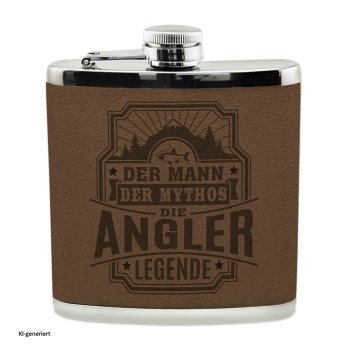 Echter Kerl Flachmann Angler