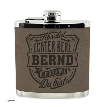 Echter Kerl Flachmann Bernd