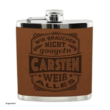Echter Kerl Flachmann Carsten