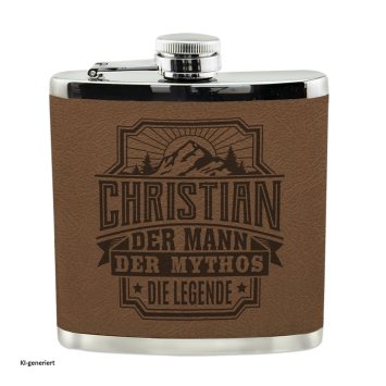 Echter Kerl Flachmann Christian