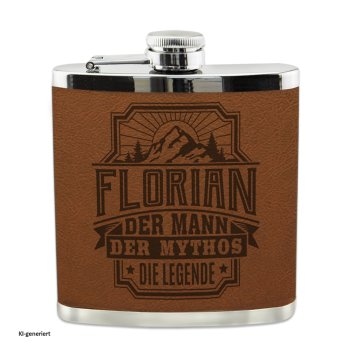 Echter Kerl Flachmann Florian