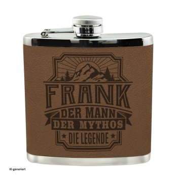 Echter Kerl Flachmann Frank