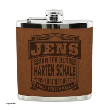 Echter Kerl Flachmann Jens