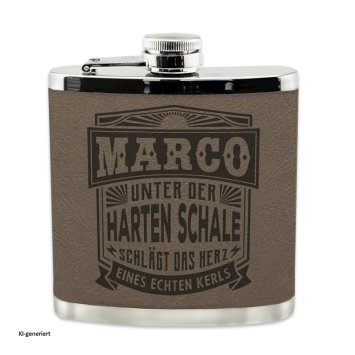 Echter Kerl Flachmann Marco