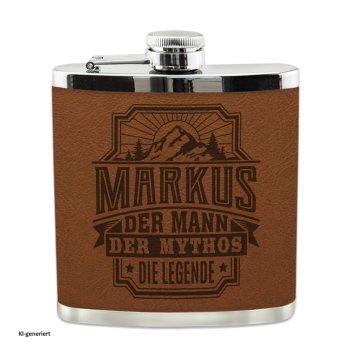 Echter Kerl Flachmann Markus