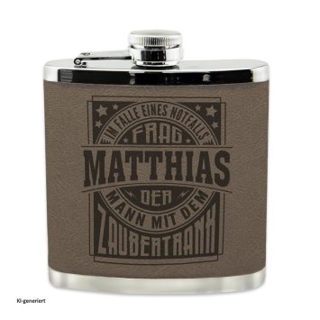 Echter Kerl Flachmann Matthias