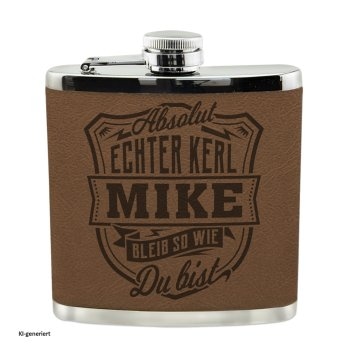 Echter Kerl Flachmann Mike
