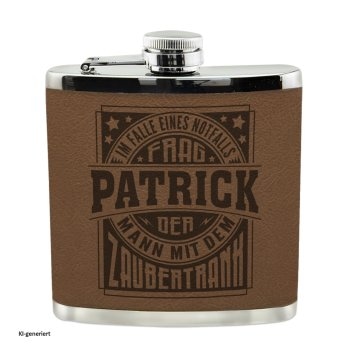 Echter Kerl Flachmann Patrick