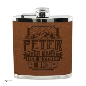 Echter Kerl Flachmann Peter