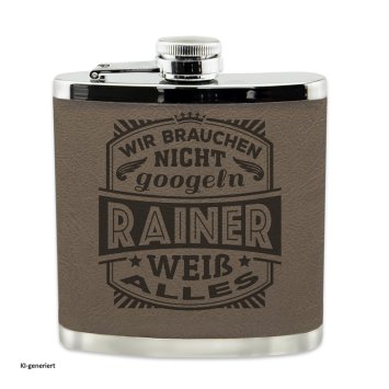 Echter Kerl Flachmann Reiner