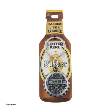 Echter Kerl Flaschenöffner Chef