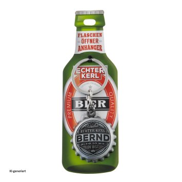 Echter Kerl Flaschenöffner Bernd
