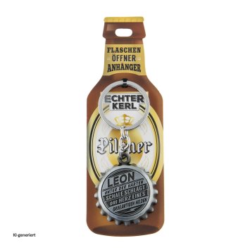 Echter Kerl Flaschenöffner Leon