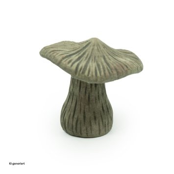 Gartenfigur Terrakotta Pilz