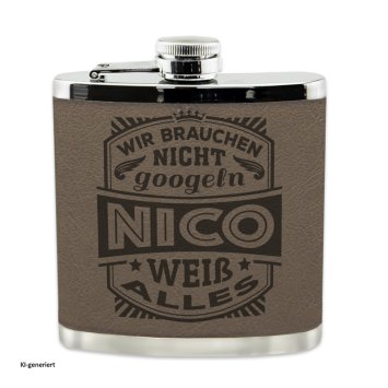 Echter Kerl Flachmann Nico