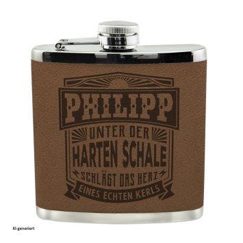 Echter Kerl Flachmann Philip