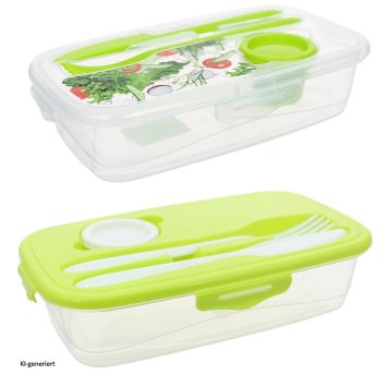 Frischhaltedose mit Besteck 2 Stück Easylunch