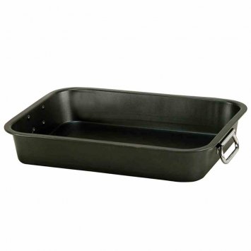 Krüger Grillpfanne Auflaufform beschichtet aus Carbonstahl 40cm