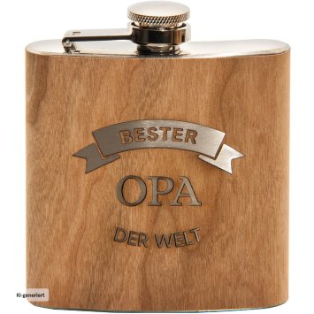 Flachmann Bester Opa der Welt