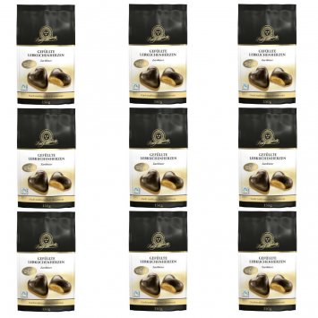 Lambertz Lebkuchen gefüllt mit Zartbitterschokolade 150g 9er Pack