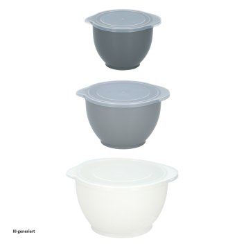 Dosen-Set, 3 Stück mit Deckel