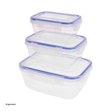 Vorratsdosen-Set, 3-teilig Kunststoff