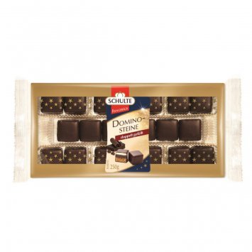 Schulte Dominosteine doppelt gefüllt in Zartbitter Schokolade 250g