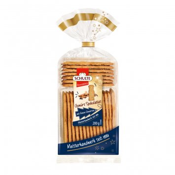 Schulte Gewürz Spekulatius mit feinen Gewürzen im Beutel 200g