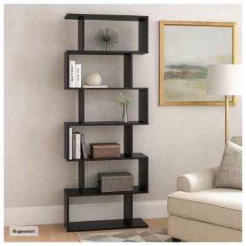 Regal 70x189 Thekla Schwarz