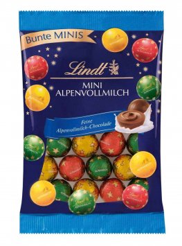 Lindt Mini Kugeln aus feiner Alpenvollmilchschokolade 100g 3er Pack
