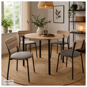 Tischgruppe Egbert 5-teilig Sonoma