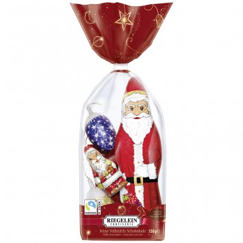 Riegelein Weihnachts Mischbeutel aus Vollmilchschokolade 150g
