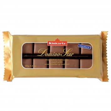 Kinkartz Domino Star Vollmilch Dominosteine doppelt gefüllt 125g