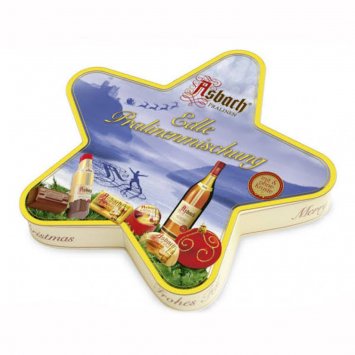 Asbach Pralinen Edle Pralinenmischung im Weihnachtsstern 155g