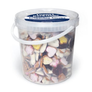 Connys Backstube Lebkuchen Allerlei mit Zuckerglasur im Eimer 2500g