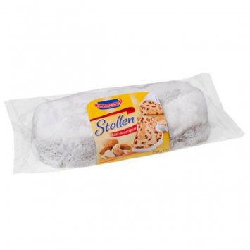 KuchenMeister Weihnachtsgebäck Stollen Edel Marzipan Füllung 750g