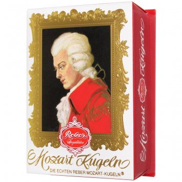 Reber Mozart Barock Zartbitterschokolade Weihnachten 120g  4er Pack