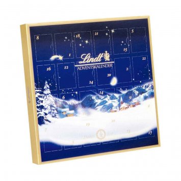 Lindt Mini Tisch Adventskalender Weihnachtszauber mit Schokolade 115g