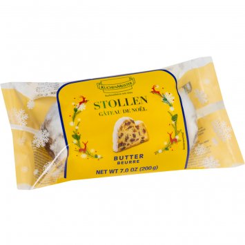 KuchenMeister Butter Stollen mit Rosinen und Puderzucker 200g