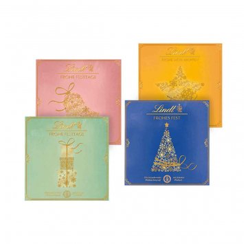Lindt Frohe Festtage Pralinen Mischung in Geschenkverpackung 80g