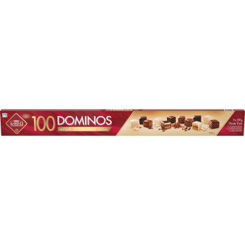 Lambertz 100 Dominos verschiedenen Schokoladen Variationen 1200g