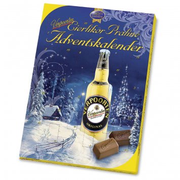Verpoorten Eierlikör Adventskalender Wintertraum mit Pralinen 240g
