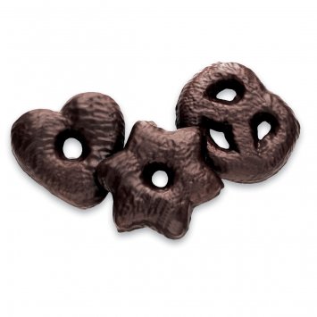 Schulte Lebkuchen Herzen Sterne und Brezel gemixt Zartbitter 2500g