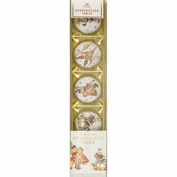Niederegger Marzipan Weihnachtstaler Zartbitterschokolade 50g