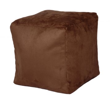 Sitzwürfel Noble Soft schoko 40/40/40 cm linke