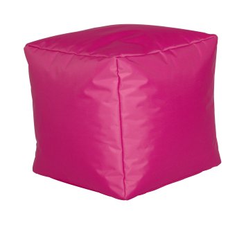 Sitzwürfel Nylon fuchsia 40/40/40 cm linke
