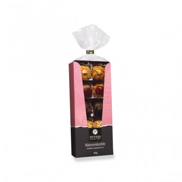 Peters Makronenkonfekt mit 8 Sorten aus Lübecker Marzipan 105g